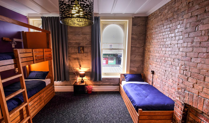 Dorm accommodation at Haka Lodge Auckland