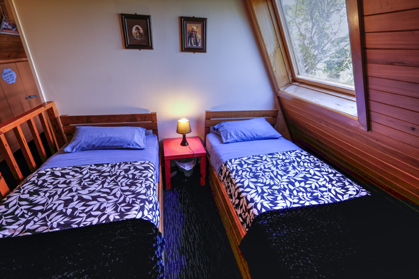 Bunk free zone! Comfortable beds in the dorm at Haka Lodge Christchurch
