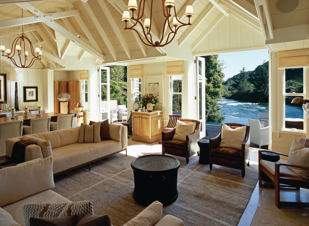 The stunning Owner's Cottage at Huka Lodge - image courtesy Huka Retreats