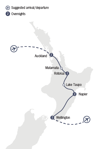 Kirra Tours 9 Day Northern Escape map