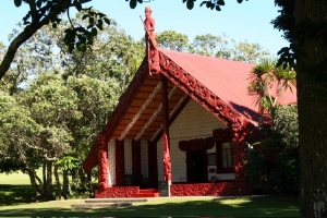 Waitangi meeting house, a Marae in Northland. Image courtesy northlandnz.com