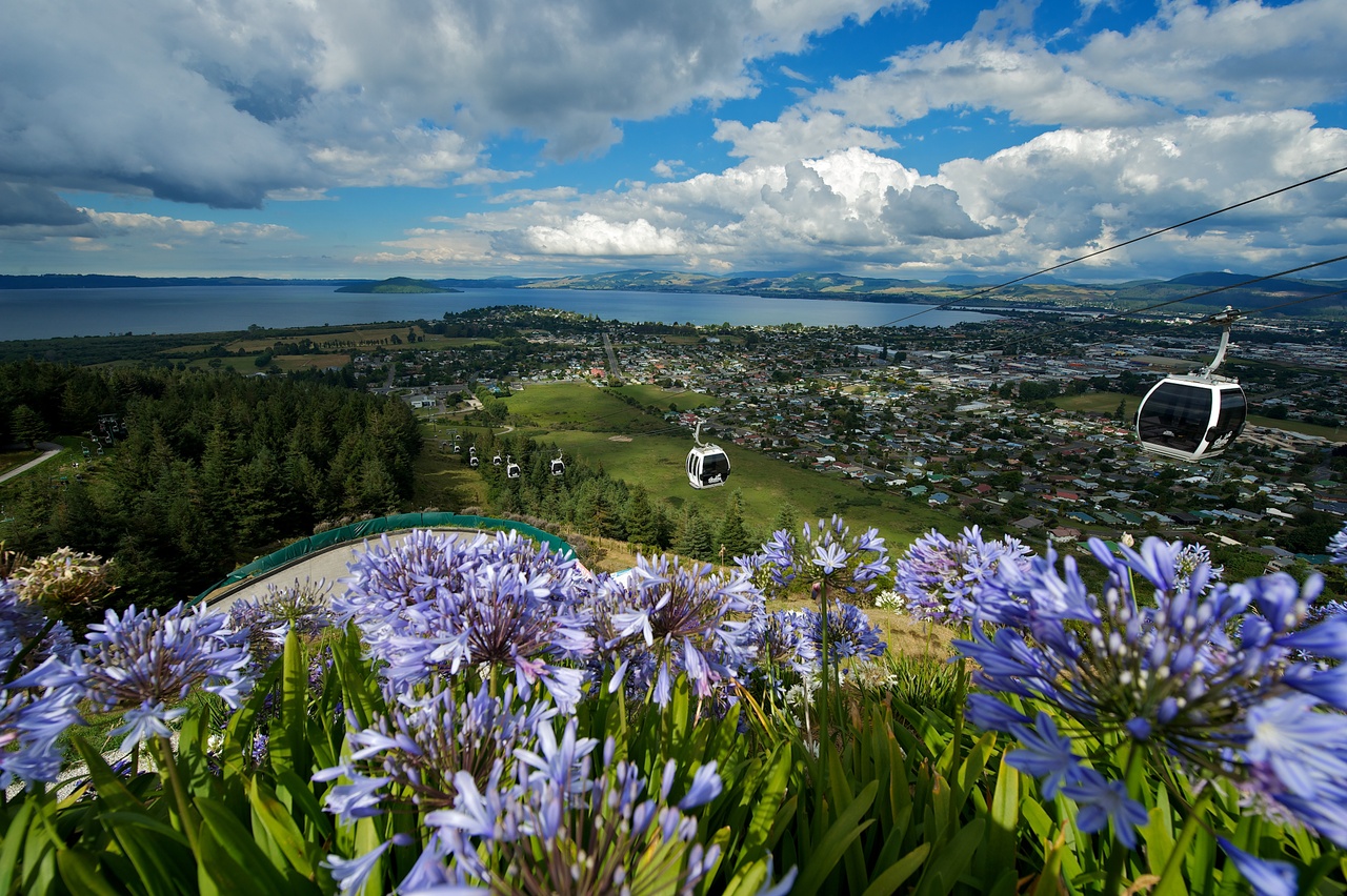Great views from the Skyline Gondola - pic by RotoruaNZ.com