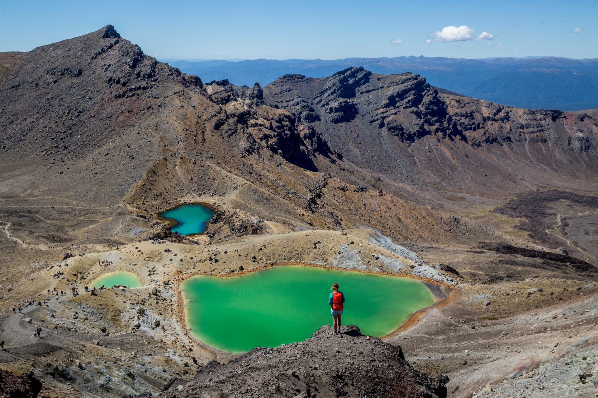 The iconic Tongariro Alpine Crossing. Pic courtesy TNZ and Camilla Rutherford
