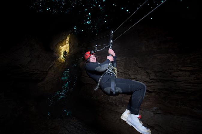 Underground at Waitomo Caves