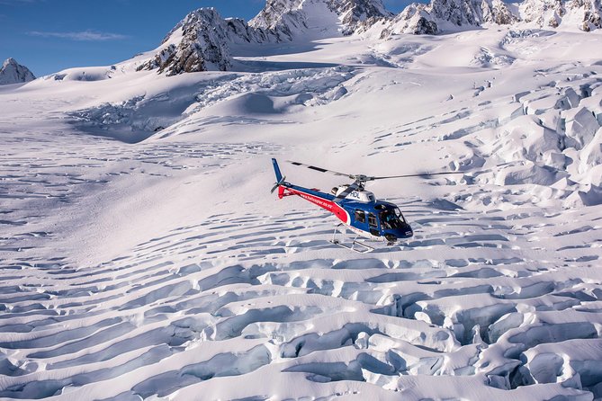 Franz Josef Glacier helicopter landing. Click for information.