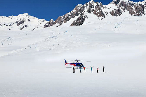 We can highly recommend a snow landing on top of the glacier. The air is so clear! Click for more details.
