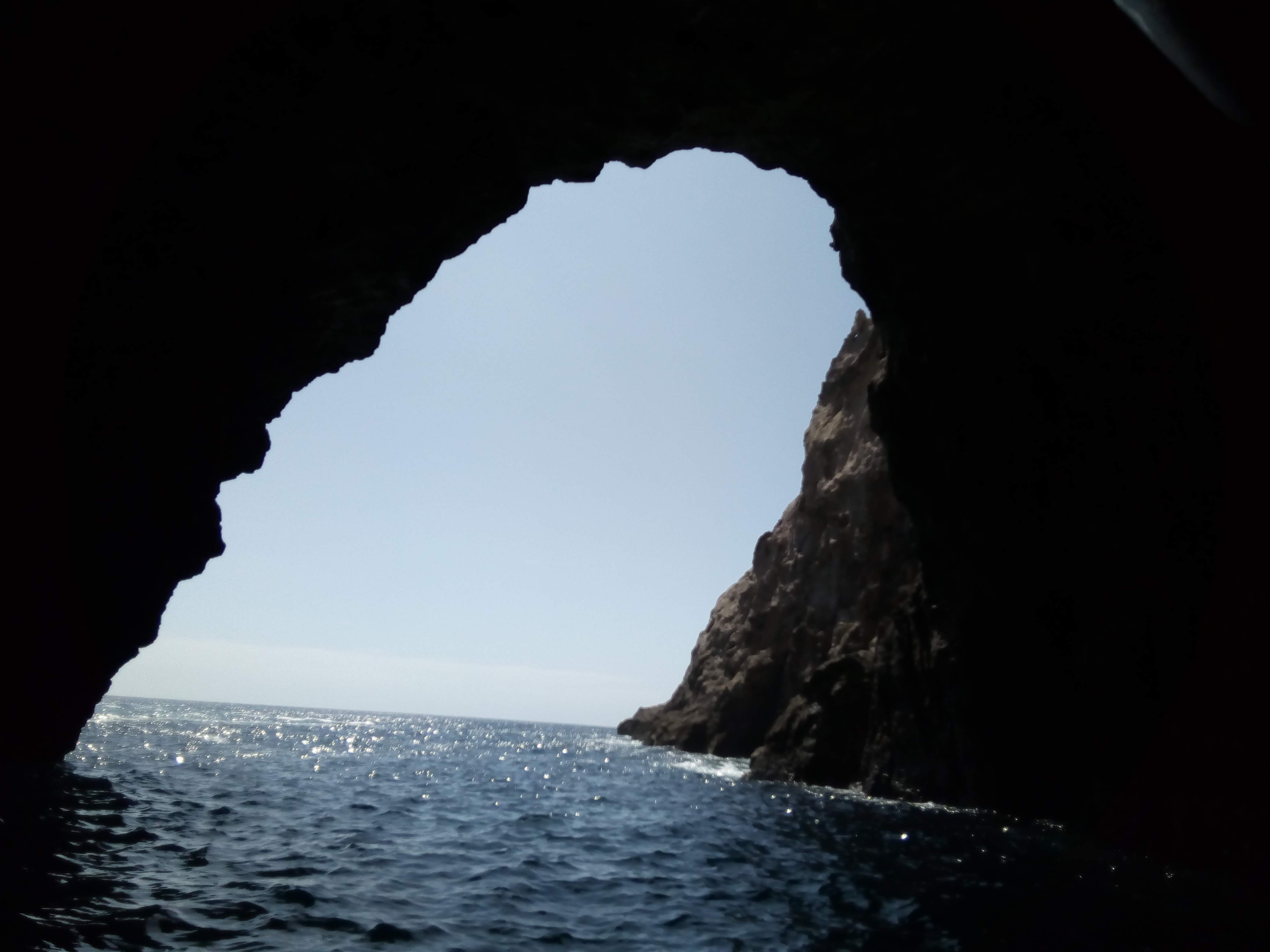A sea cave near Cathedral Cove in the Coromandel