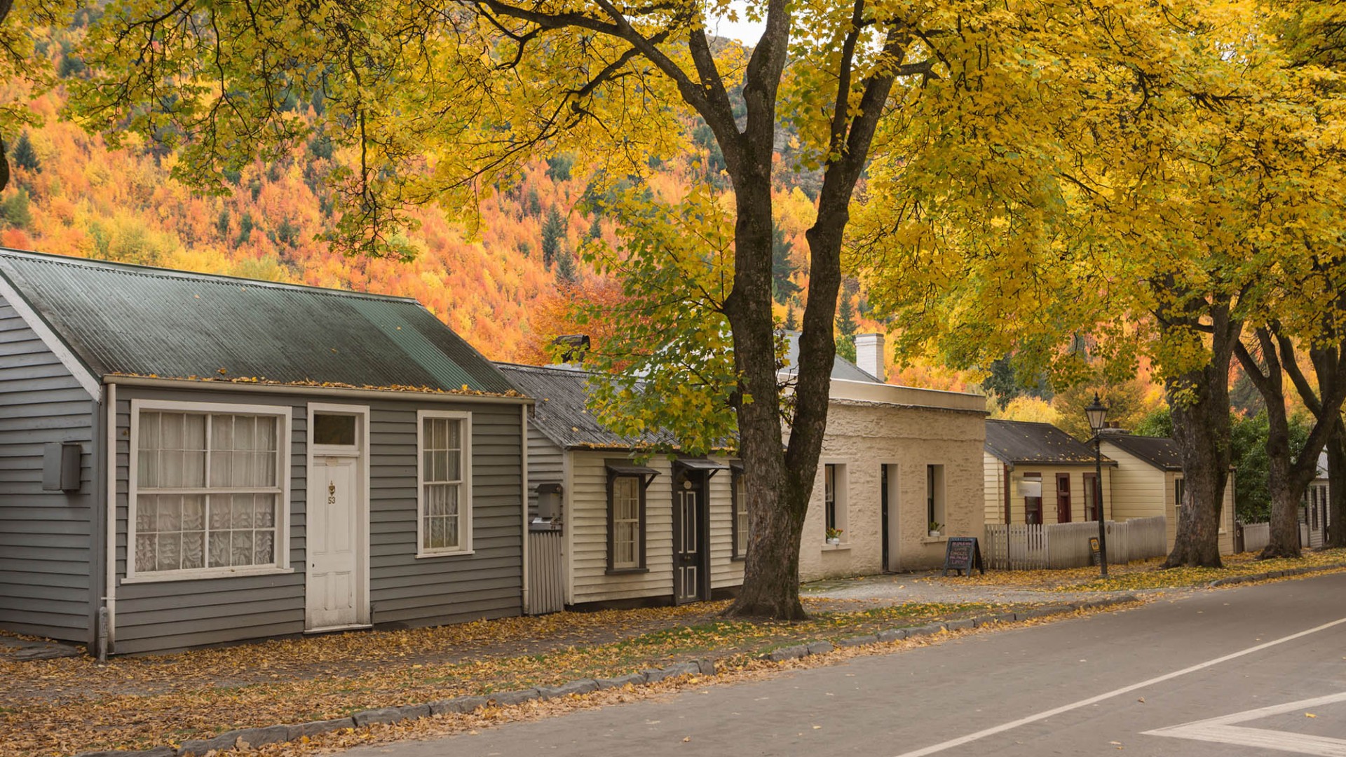 Arrowtown Miners Cottages In Autumn. Pic courtesy Arrowtown Promotion and Business Association