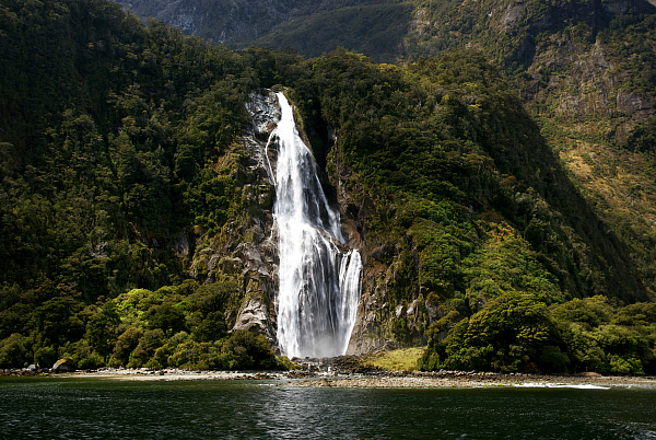 Fiordland waterfall
