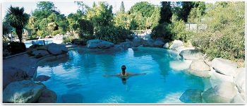 A great way to relax, the famous hot pools at Hanmer Springs