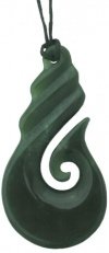 A jade hook pendant