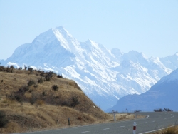 Mt Cook viewed from State Highway 80