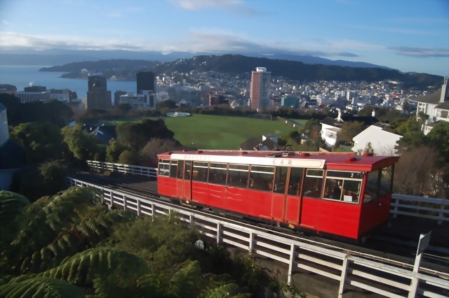 Wellington's iconic cable car. Pic courtesy of NZ Sidekick