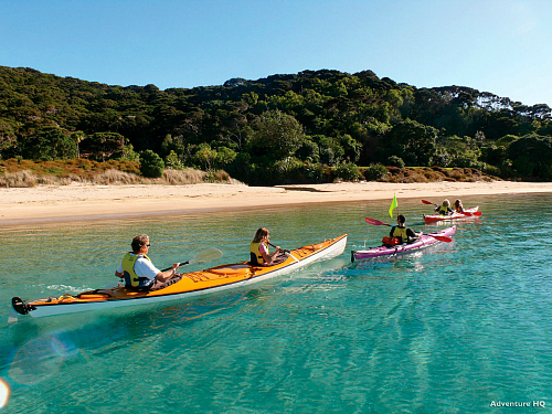 Kayaking in the Bay of Islands - pic courtesy AdventureHQ