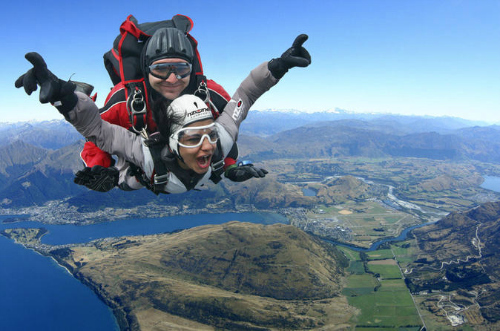 Thrills galore with a Queenstown skydive