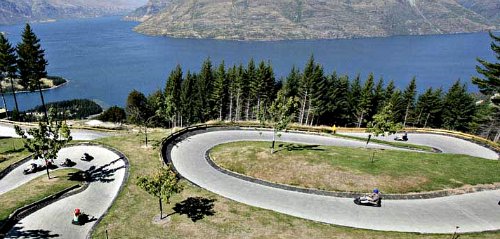The Skyline Luge - pic courtesy Skyline Queenstown