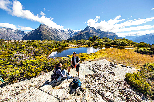 Beautiful scenery on the Routeburn Track - pic courtesy Miles Holden