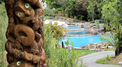 If you are in Taupo, a visit to Wairakei Terraces hot pools is a must. We thank them for the use of their image.