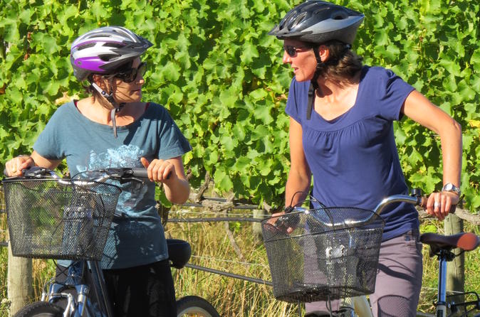 A guided bike tour through the wineries - what a great day out!