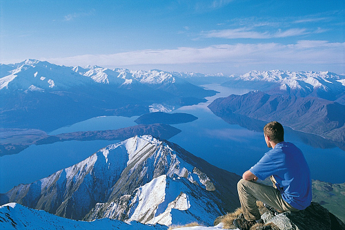 Wow! Looking over Wanaka from Roys Peak - image by WanakaNZ